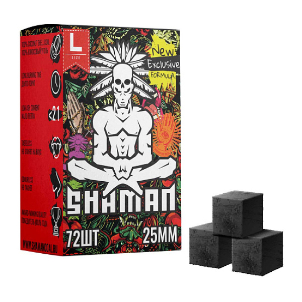 Кокосовый уголь Shaman 25мм в Самаре