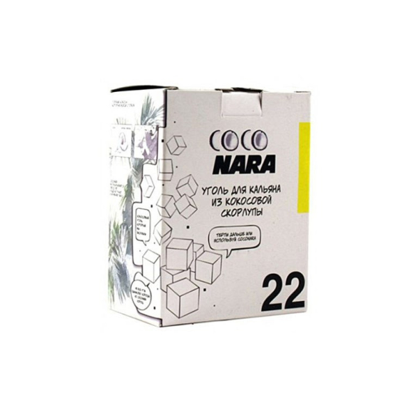 Уголь CocoNara 22мм для кальяна - 24 шт в Самаре