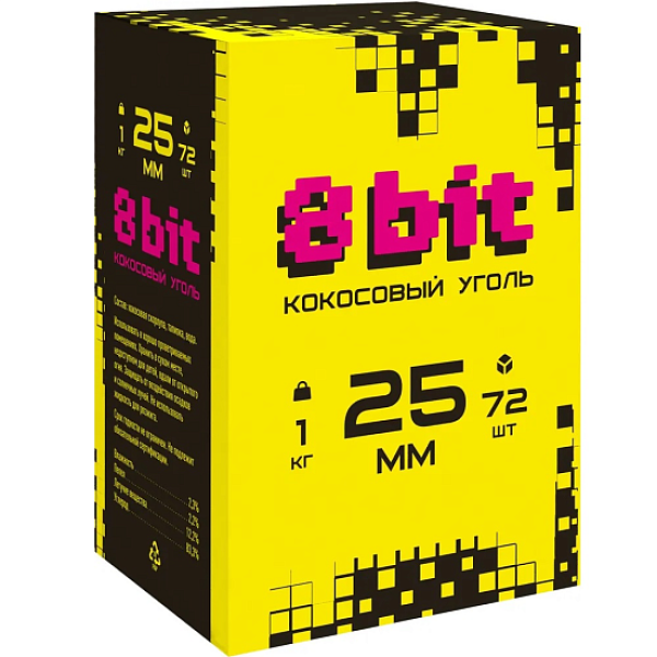 Кокосовый уголь Cocoloco 8bit 25мм в Самаре