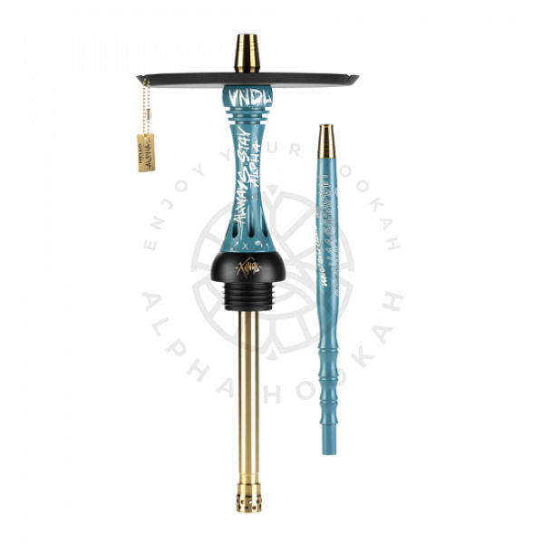 Кальян Alpha Hookah X VNDL Azure Синий (42 см) в Самаре