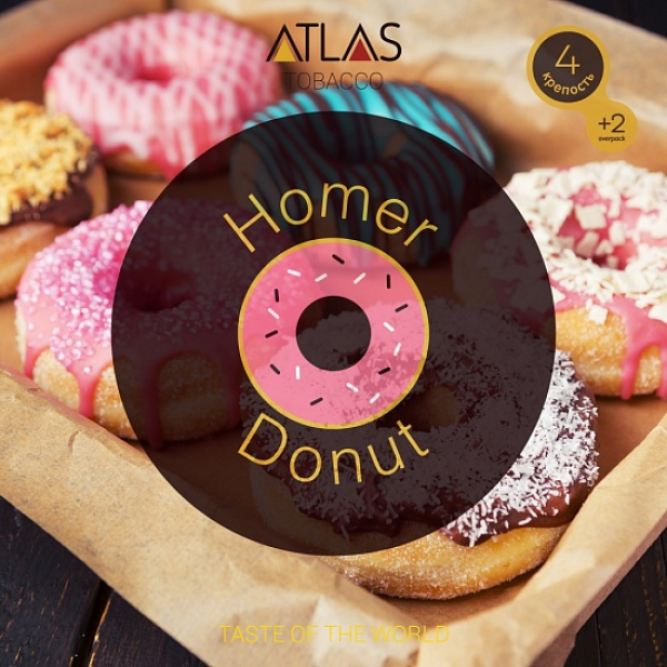 Табак Atlas Homer Donut 100гр в Самаре