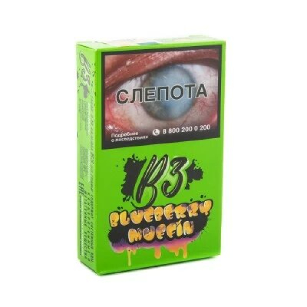 Табак B3 Blueberry Muffin (Черничный Маффин) 50 гр в Самаре