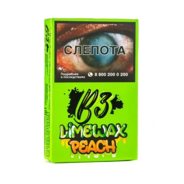 Табак B3 Limewax peach (Персик Лайм) 50 гр в Самаре