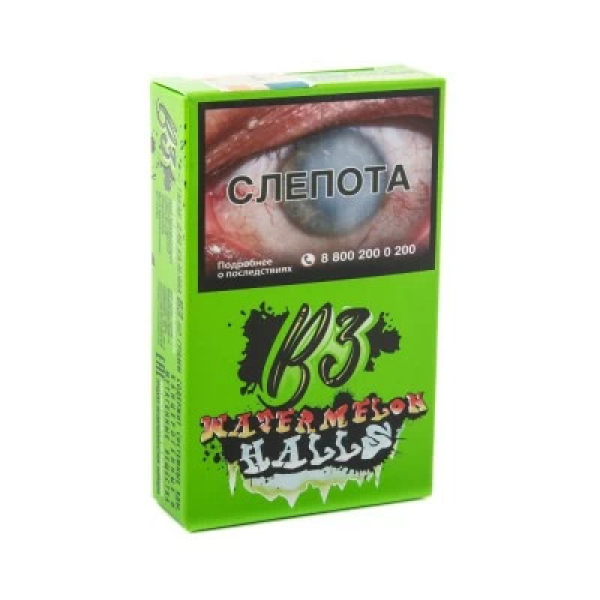 Табак B3 Watermelon Halls (Ледяной Арбуз и Дыня) 50 гр в Самаре