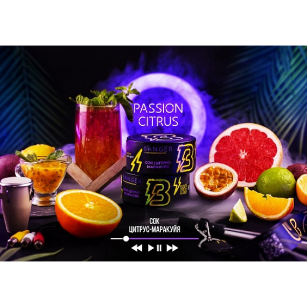 Табак Banger Passion Citrus 100 грамм в Самаре