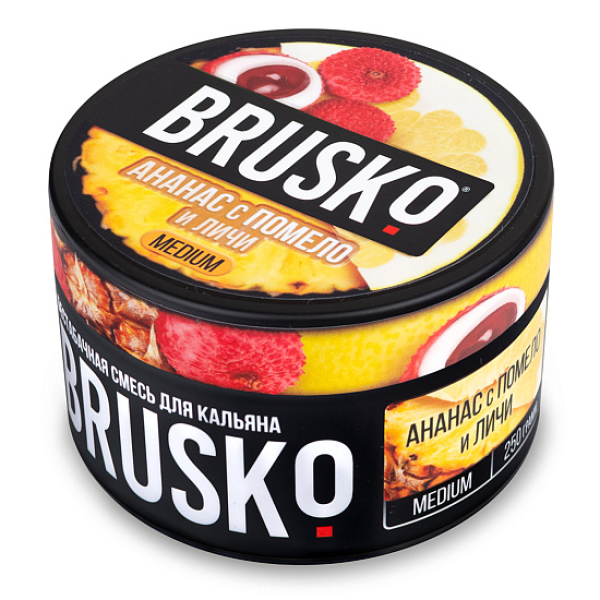 Смесь BRUSKO АНАНАС С ПОМЕЛО И ЛИЧИ (MEDIUM) 250 гр в Самаре