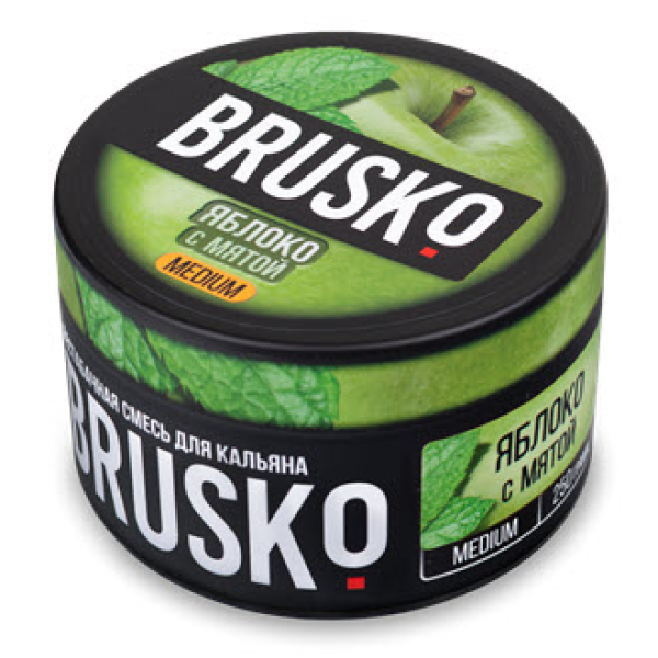 Смесь BRUSKO ЯБЛОКО С МЯТОЙ (MEDIUM) 250 гр в Самаре
