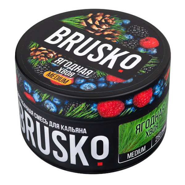 Смесь BRUSKO ЯГОДНАЯ ХВОЯ (MEDIUM) 250 гр в Самаре