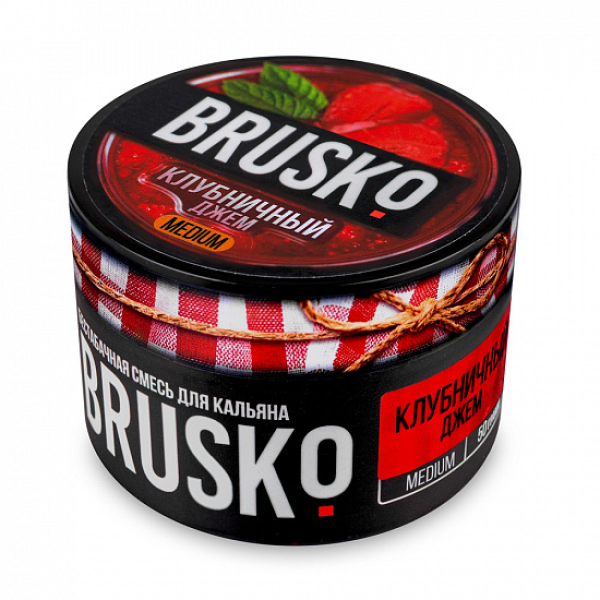 Смесь Brusko Medium Клубничный джем 50 грамм в Самаре