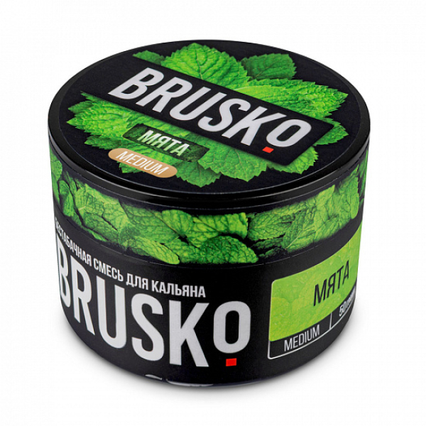 Смесь Brusko Medium Мята 50 грамм в Самаре