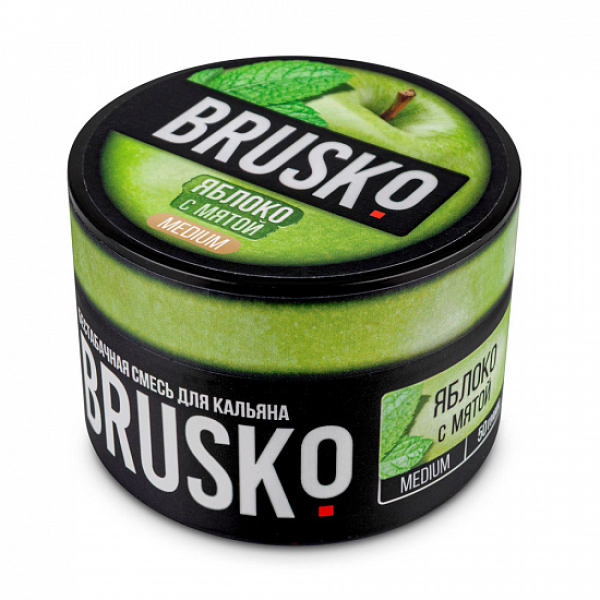 Смесь Brusko Medium Яблоко с мятой 50 грамм в Самаре