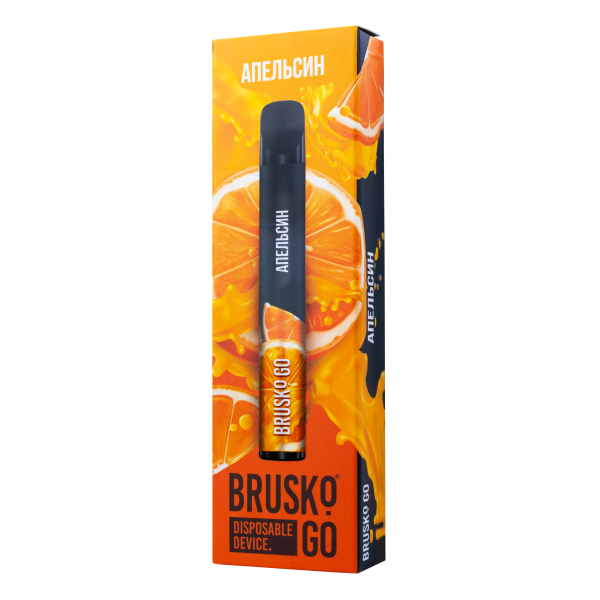 Одноразовая электронная сигарета Brusko Go Апельсин 800 затяжек в Самаре
