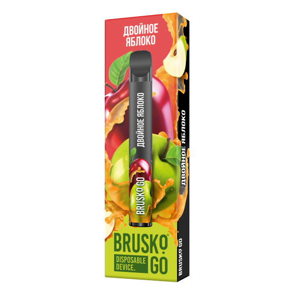Одноразовая электронная сигарета Brusko Go Двойное яблоко 800 затяжек в Самаре