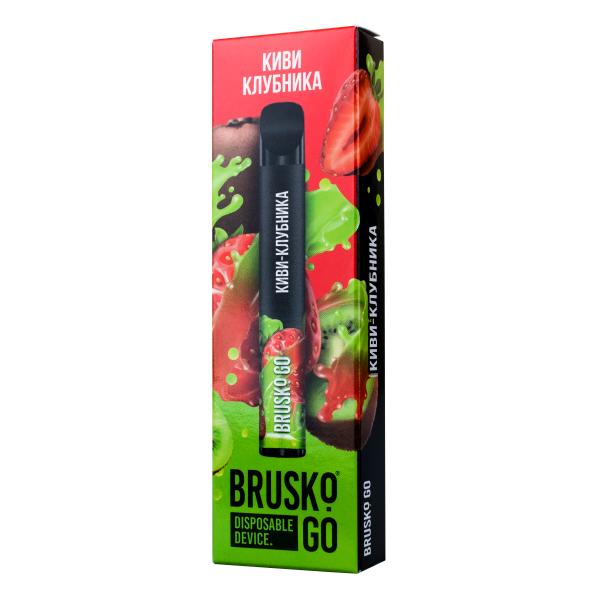 Одноразовая электронная сигарета Brusko Go Киви Клубника 800 затяжек в Самаре