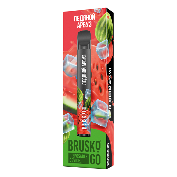 Одноразовая электронная сигарета Brusko Go Ледяной Арбуз 800 затяжек в Самаре
