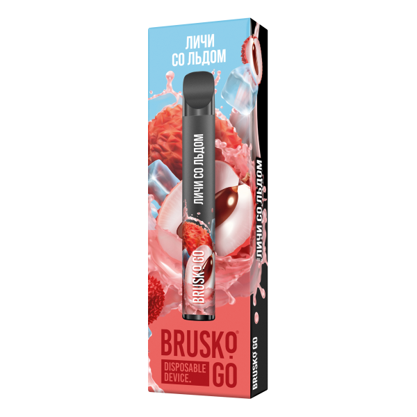 Одноразовая электронная сигарета Brusko Go Личи Со Льдом 800 затяжек в Самаре