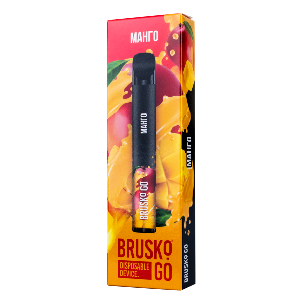 Одноразовая электронная сигарета Brusko Go Манго 800 затяжек в Самаре
