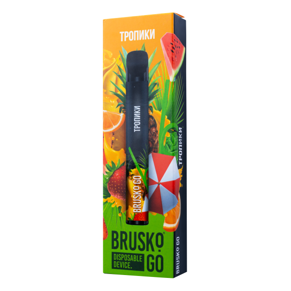 Одноразовая электронная сигарета Brusko Go Тропики 800 затяжек в Самаре