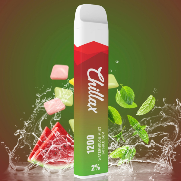 Chillax Watermelon Mint bubble gum (Арбуз Мятная жвачка), 1200 тяг в Самаре