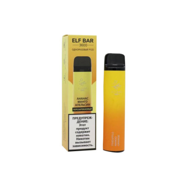 Elfbar (3600 (Ананас манго апельсин)), 3600 тяг в Самаре