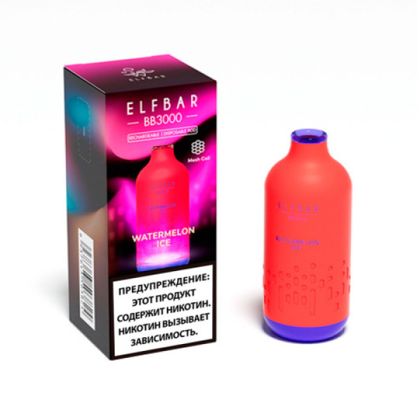 Elfbar BB3000 Арбузный лед, 3000 тяг в Самаре