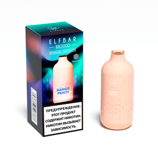 Elfbar BB3000 Манго персик, 3000 тяг в Самаре