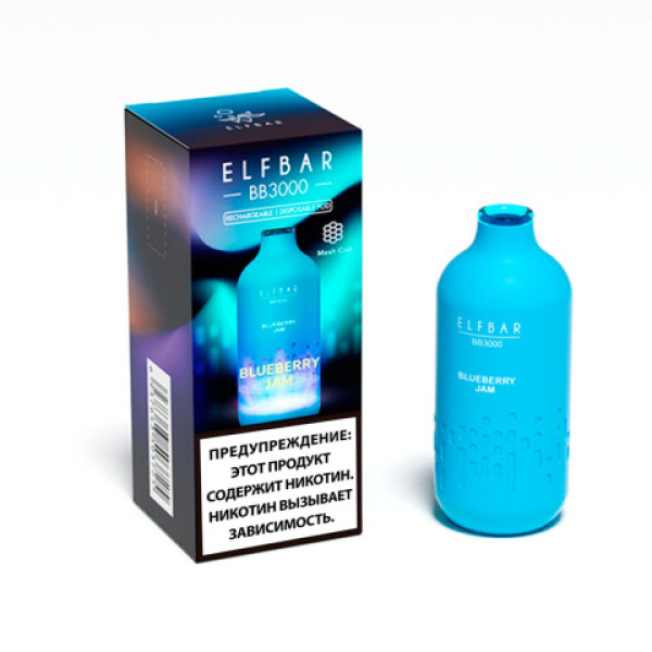 Elfbar BB3000 Черничный джем, 3000 тяг в Самаре