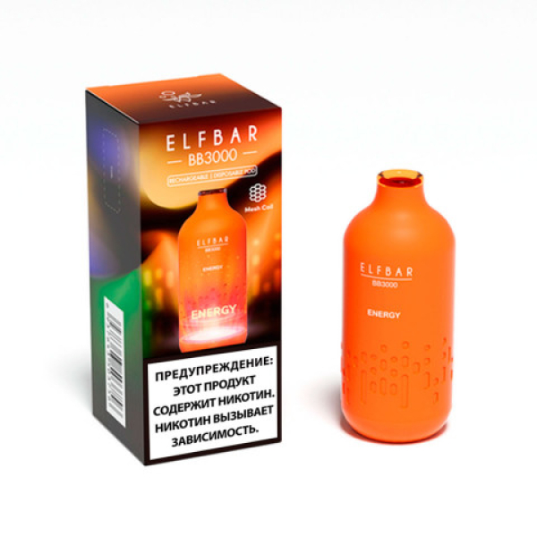 Elfbar BB3000 Энергетик, 3000 тяг в Самаре