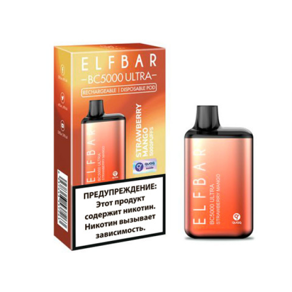 Elfbar BC5000 (Клубника манго), 5000 тяг в Самаре