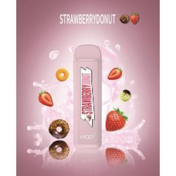 HQD MEGA Strawberry Donut (Клубничный Пончик), 1800 тяг в Самаре