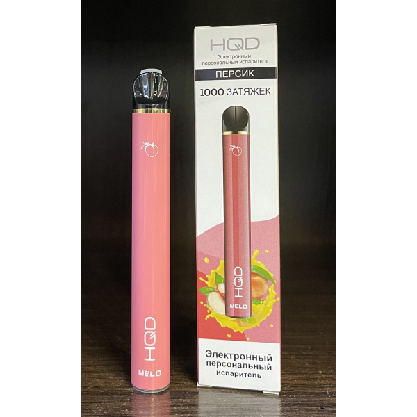 HQD melo peach (персик) 1000 затяжек в Самаре