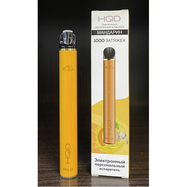 HQD melo tangerine (мандарин) 1000 затяжек в Самаре