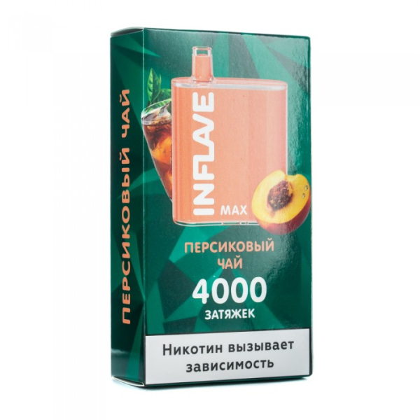 INFLAVE MAX Персиковый чай, 4000 тяг в Самаре