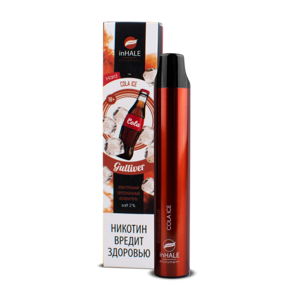 inHale Guliver Hard Cola Ice (Кола Со Льдом) 1500 затяжек в Самаре