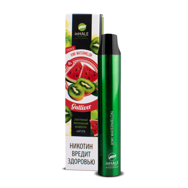 inHale Guliver Hard Kiwi Watermelon (Киви Арбуз) 1500 затяжек в Самаре