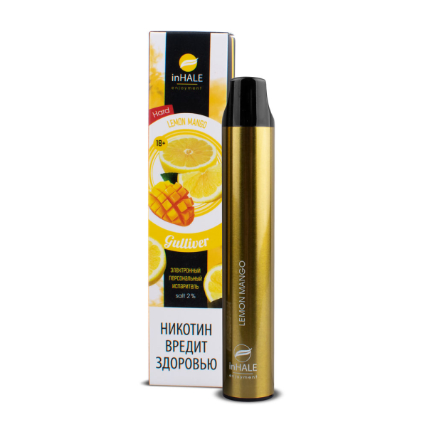 inHale Guliver Hard Lemon Mango (Лимон Манго) 1500 затяжек в Самаре