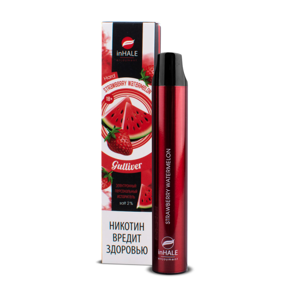 inHale Guliver Hard Strawberry Watermelon (Клубника Арбуз) 1500 затяжек в Самаре