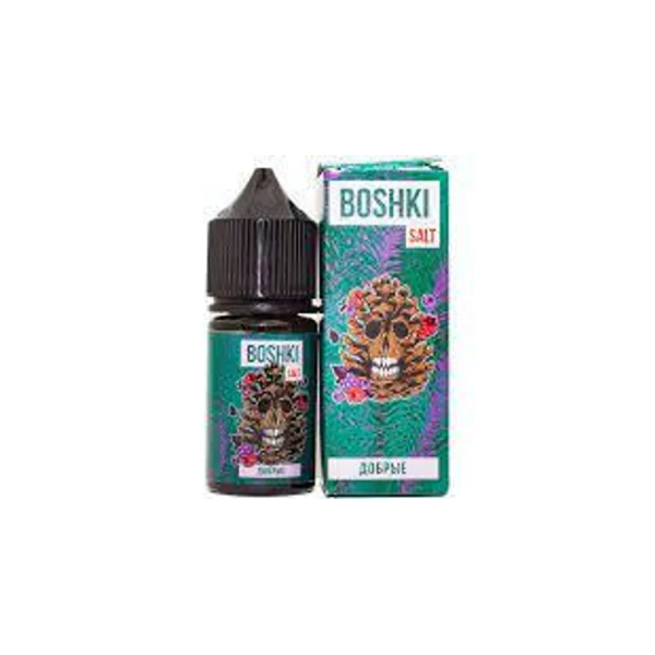 Жидкость BOSHKI Salt Добрые (Мороженное хвоя ягоды) (30 мл, 20 мг/мл) в Самаре
