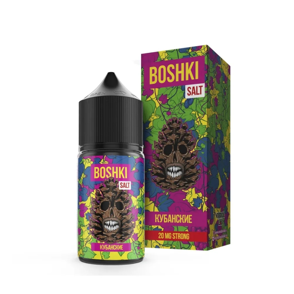 Жидкость BOSHKI Salt Кубанские (Виноград черника хвоя) (30 мл, 20 мг/мл) в Самаре