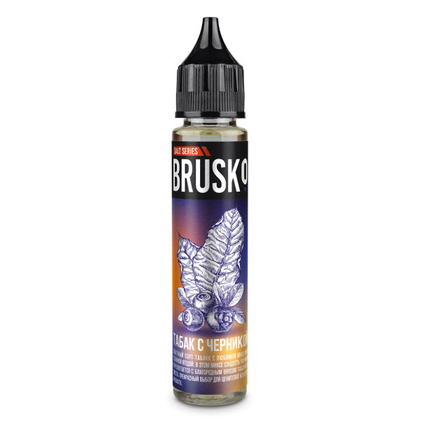 Жидкость Brusko Salt Табак С Черникой 30 мл в Самаре