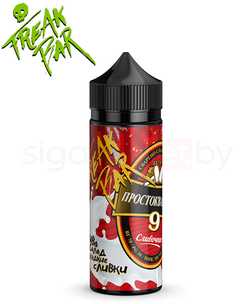 Жидкость Freak Bar Prostokvashino 9 Slivochnoe (Сливки Пиво) (120 мл, 0 мг/мл) в Самаре