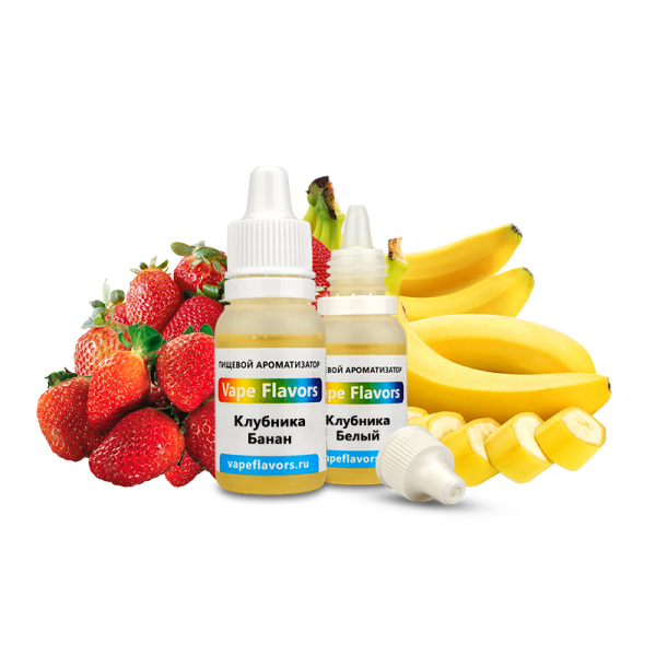 Ароматизатор Vape Flavors Клубника Банан 10мл в Самаре