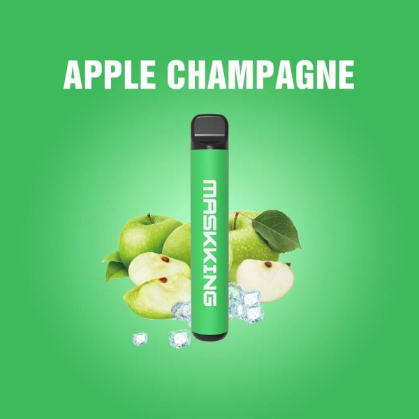 Одноразовая электронная сигарета Maskking High Pro Apple Champagne (Яблочное Шампанское) 1000 затяжек в Самаре