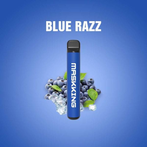 Одноразовая электронная сигарета Maskking High Pro Blue Razz (Черничный Рай) 1000 затяжек в Самаре
