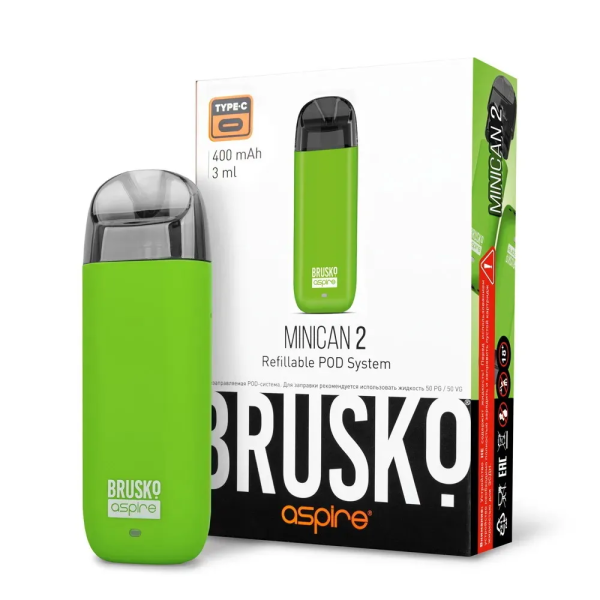 Brusko MINICAN 2 (400 мАч, Зеленый) в Самаре