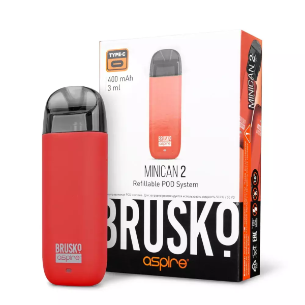 Brusko MINICAN 2 (400 мАч, Красный) в Самаре