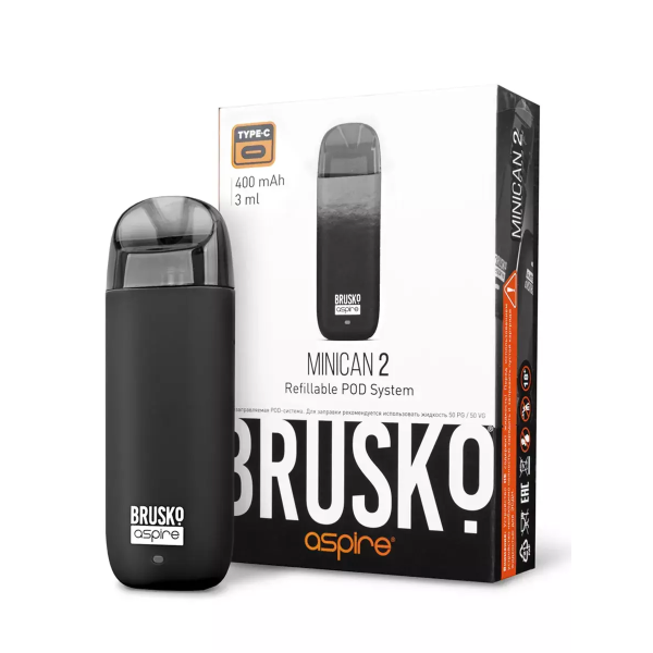 Brusko MINICAN 2 (400 мАч, Черный) в Самаре