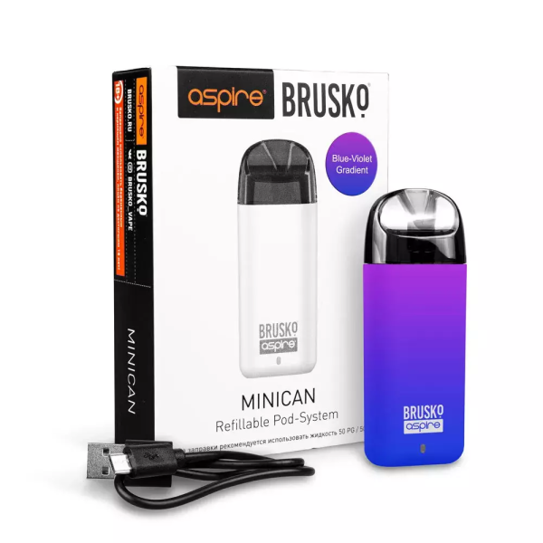 Brusko MINICAN (350 мАч, Синий,фиолетовый) в Самаре