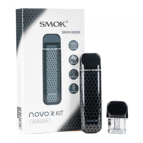 POD-система SMOK Novo 2 Pod 800 mAh Black Carbon в Самаре
