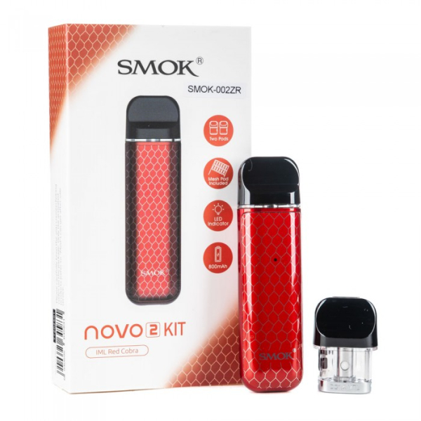 POD-система SMOK Novo 2 Pod 800 mAh Red Carbon в Самаре